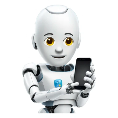 Artificial Intelligence with a iphone sticker