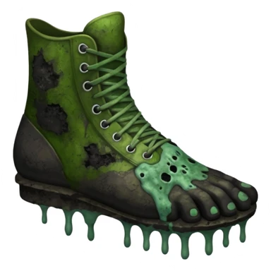 Moldy black guys foot sticker