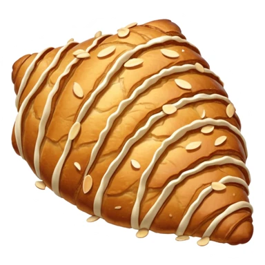 Almond croissant sticker