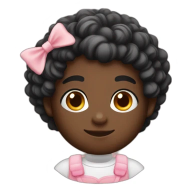 Black cupidon sticker