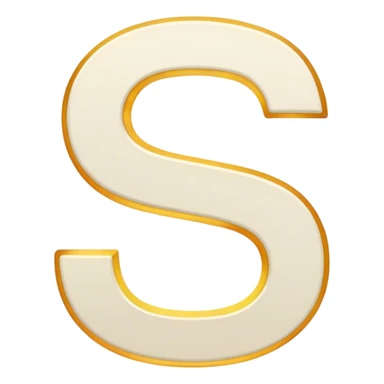 The letter S sticker