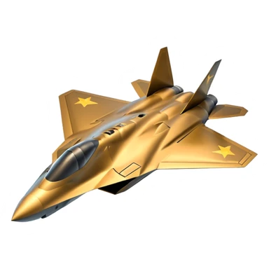 3d F-22 flying low over me sticker