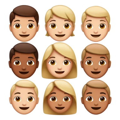 صورة مكونة من مجموعة ايموجي متشابهة بينها واحد مختلف صورة أبعادها 1080*1920 sticker