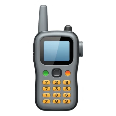 gray walkie talkie sticker