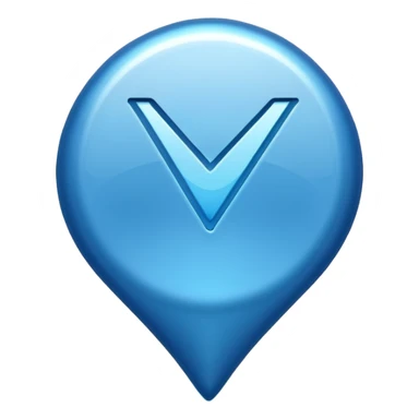 Blue tick insta  sticker