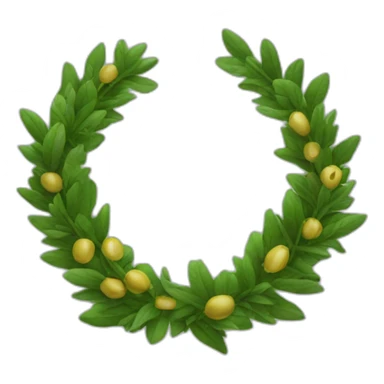 wreath of laurel sticker