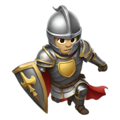 Charging knights sticker