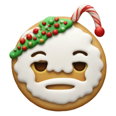 Sugar Christmas cookie sticker