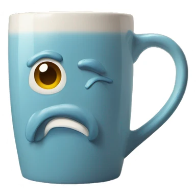 Artsy ceramic mug sticker