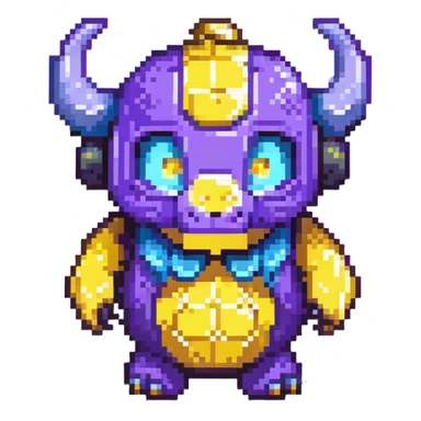 Discord Clyde mascot logo in blurple color sticker