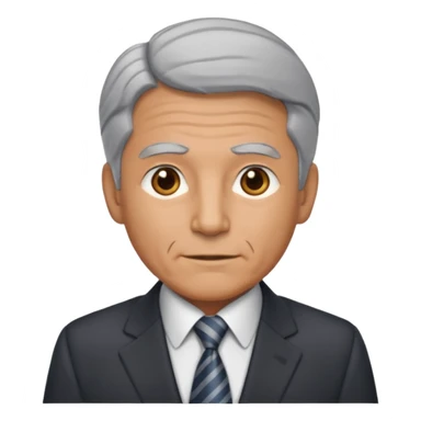 old realystic businessman sticker