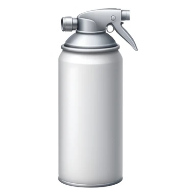 white Spray Paint Can sticker