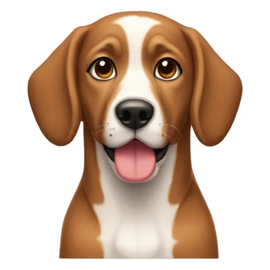 Perro grande color café  sticker