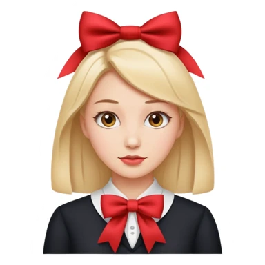 womenwith neckBow. sticker