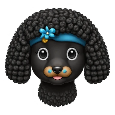 Perro poddle sticker