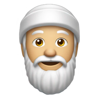 Un père Noël sur un pc sticker