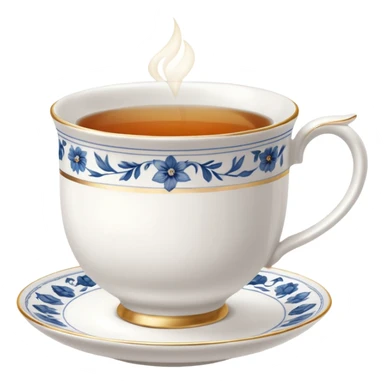 porcelain tea cups sticker