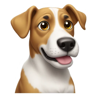 dog watching tiktok sticker