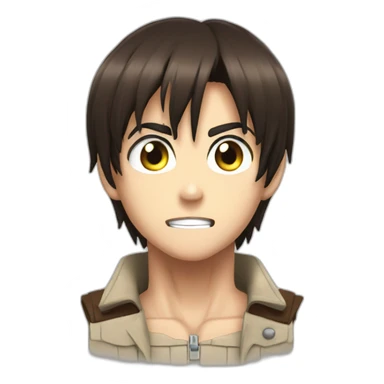 Eren yeager titan sticker