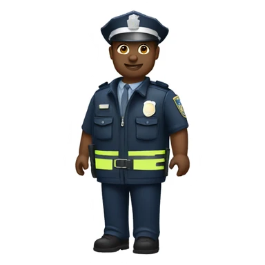 Ware ma police officer wearing vest  sticker
