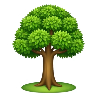 árbol frondoso celebrando el Día del Árbol sticker