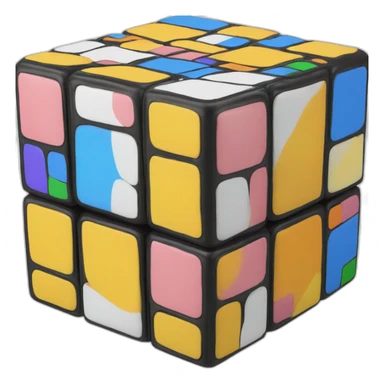 Rubiks Kub sticker