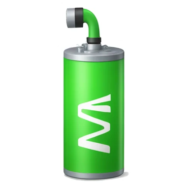 create green battery recharge emoji with the word "RE.MO" sticker