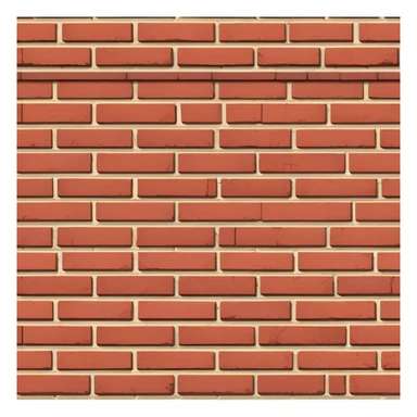brick wall with red bricks sticker