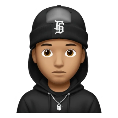 rapper khăn trùm mặt (che miệng) full đen có mũ len hãng MLB
 sticker