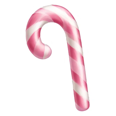 pastel light pink candy cane sticker