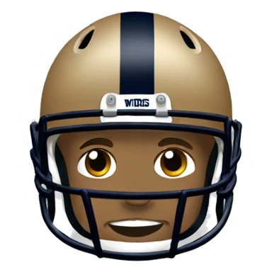 Coyote football player sticker