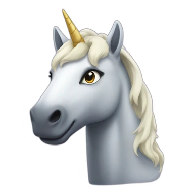 Licorne qui rigole sticker
