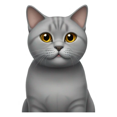 British shorthair cat sticker