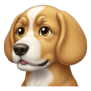 Chien qui fait caca des arcs-en-ciel sticker