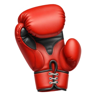 red boxing glove sticker