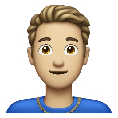 Royal blue conversation bubble sticker