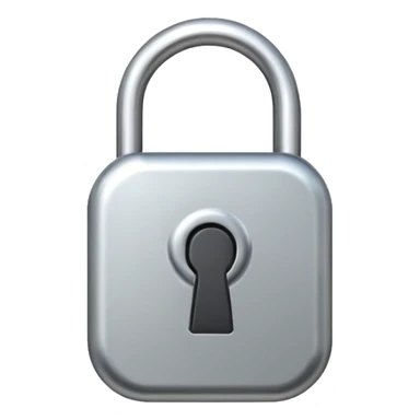 Lock symbol  sticker