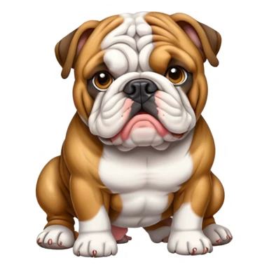 english buldog  sticker