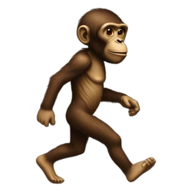 Australopithecus Walking sticker