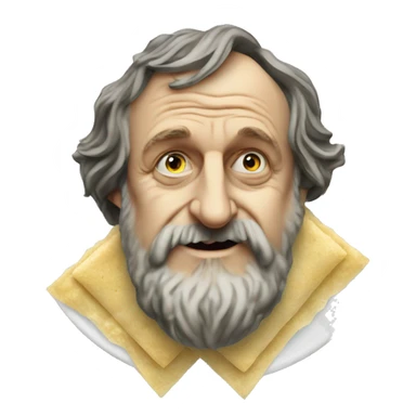 Slavoj Žižek eats Turkish ravioli sticker