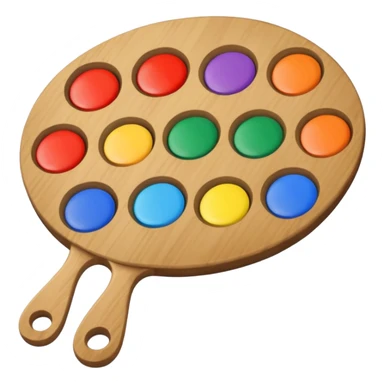 artist's palette sticker