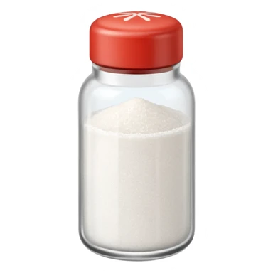 a full salt shaker  sticker