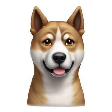 Dog akita inu brindle  sticker