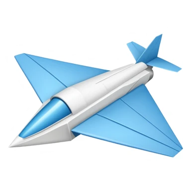 Paper plane sticker