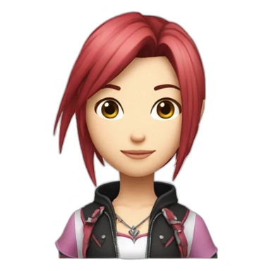 kingdom hearts kairi sticker