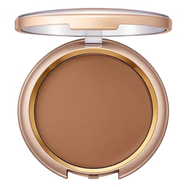 Taupe bronzer compact sticker