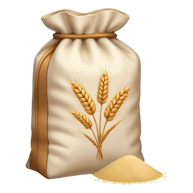 Embalagem de farinha de trigo sticker