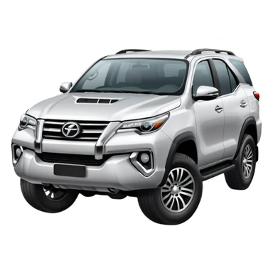 White fortuner sticker