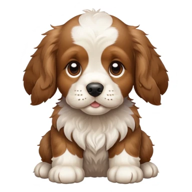 Cocker spaniel puppy sticker