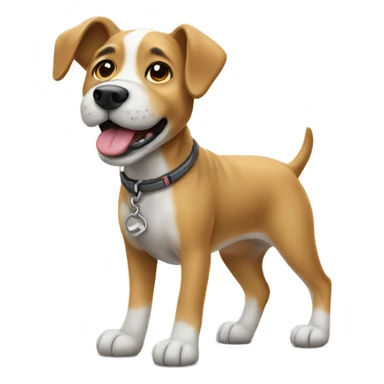 Dog walking in Thailand  sticker